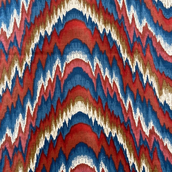 Flame Stitch Window Panel - Picture 4 of 7